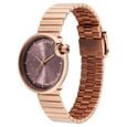 Fastrack Groove Analog with Dusty Purple Dial Rose Gold Metal Strap Watch for Girls - image number 2