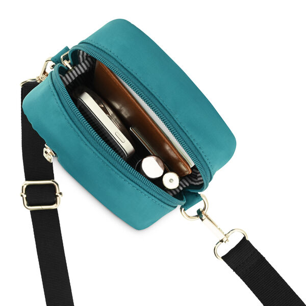 Fastrack Teal Blue Crossbody Sling Bag for Girls - image number 6