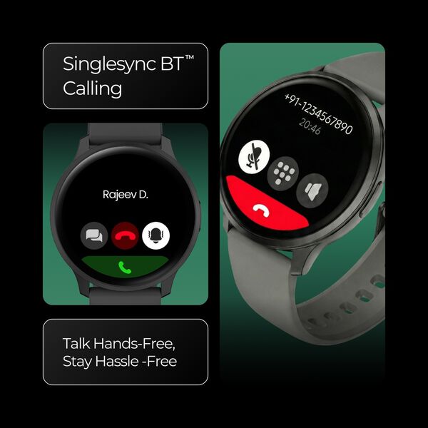 Fastrack Jupiter R3 Smartwatch with 1.38" TFT 2.5D Display ,Push Button Interaction, HRM,SpO2 & Sleep Tracking - image number 2