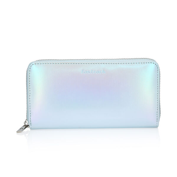 Fastrack Silver  Zip-Around Wallet - image number 0