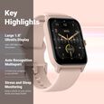 Fastrack Reflex Nitro Large 4.57 CM UltraVU Display, BT Calling, Sports Modes, Health Suite, 100+ Watchfaces - image number 2