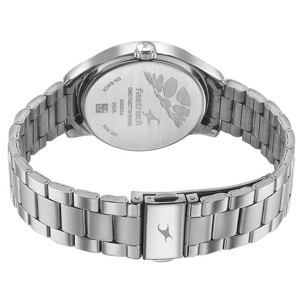Fastrack Quartz Analog White Dial Stainless Steel Strap Watch for Girls - image number 4