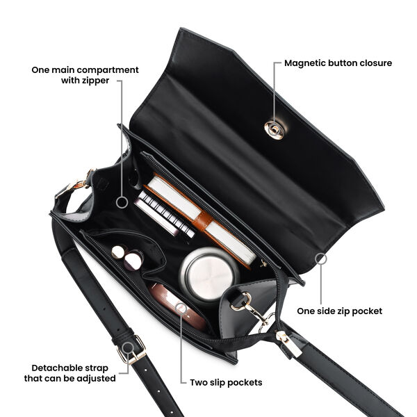 Fastrack Croco Chic Satchel - image number 8