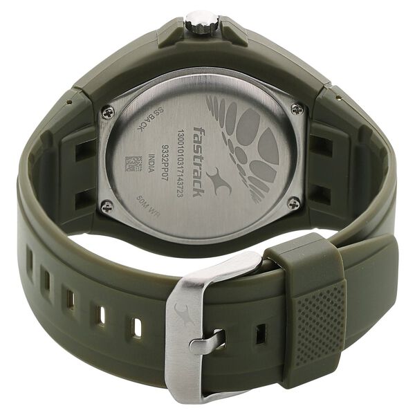 Fastrack Quartz Analog Black Dial Plastic Strap Watch for Guys - image number 3
