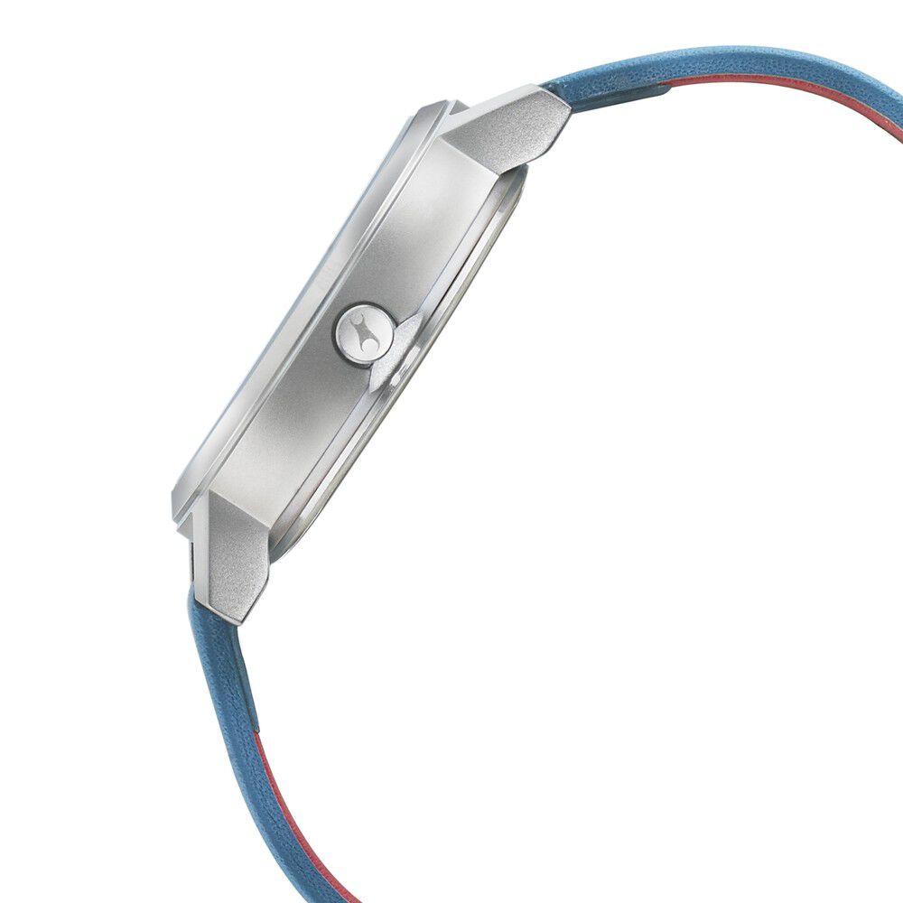 Fastrack Sunburn Quartz Analog Blue Dial Leather Strap Watch for Girls