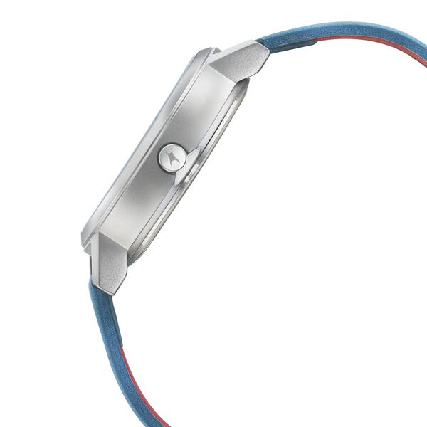 Fastrack Sunburn Quartz Analog Blue Dial Leather Strap Watch for Girls - image number 3