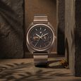 Fastrack Wild Analog with Brown Dial Brown Metal Strap Watch for Guys - image number 1