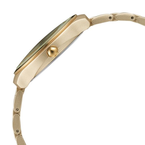 Fastrack Vyb Slayer Quartz Analog Golden Dial Metal Strap Watch for Girls - image number 4