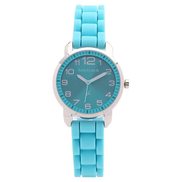 Fastrack Quartz Analog Blue Dial Plastic Strap Watch for Girls - image number 0