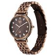 Fastrack Vyb Enigma Quartz Analog Brown Dial Brown Metal Strap Watch For Women - image number 2