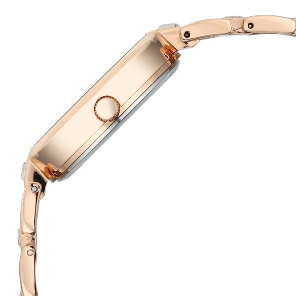 Vyb Manifester By Fastrack Quartz Analog Silver Dial Rose Gold Metal Strap Watch For Girls - image number 5