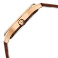 Fastrack Groove Quartz Analog Blue Dial Brown Leather Strap Watch For Guys - image number 4