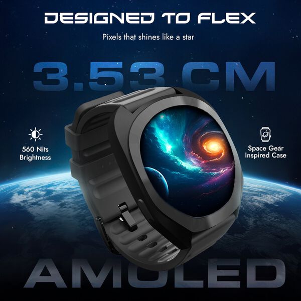 Fastrack Cosmix Smartwatch 1.32" inch AMOLED Display, Cosmic Drive Inspired Case Design, AI Watcface , AI Chat, IP68 - image number 1