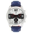 Fastrack Denim Quartz Analog White Dial Denim Strap Watch for Guys