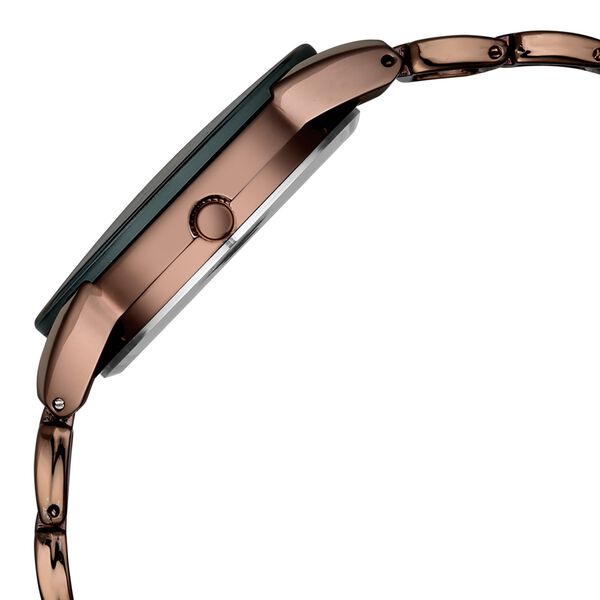 Vyb Striker By Fastrack Quartz Analog Brown Dial Brown Metal Strap Watch For Girls - image number 5