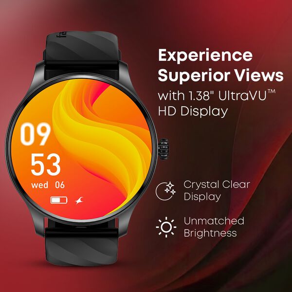 Fastrack Revoltt XR1 3.50 cm, BT Calling, Fast Charge, 100+ Sports Mode, IP68, Calculator, Fashion Smartwatch - image number 1
