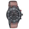 Fastrack All Nighters Quartz Multifunction Black Dial Leather Strap Watch for Guys - image number 1