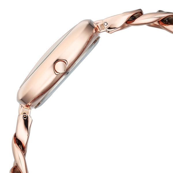 Vyb Spotlight By Fastrack Quartz Analog Rose Gold Dial Rose Gold Metal Strap Watch For Girls - image number 5