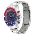 Fastrack Hitlist Quartz Chronograph Blue Dial Stainless Steel Strap Watch for Guys - image number 2