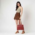 Fastrack GridGlam white shoulder bag