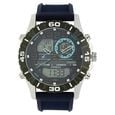 Fastrack Quartz Analog Digital Black Dial Silicone Strap Watch for Guys
