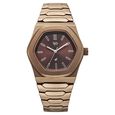 Vyb Limitless By Fastrack Quartz Analog Brown Dial Brown Metal Strap Watch For Guys - image number 0