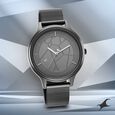 Fastrack Thor Quartz Analog Black Dial Stainless Steel Strap Watch for Girls