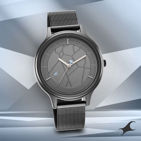 Fastrack Thor Quartz Analog Grey Dial Stainless Steel Strap Watch for Girls - image number 0