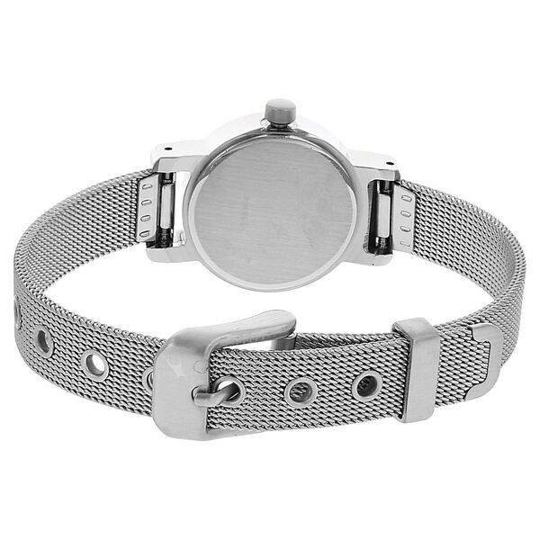 Fastrack Quartz Analog Silver Dial Metal Strap Watch for Girls - image number 3