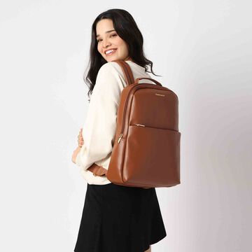 Fastrack Tan textured backpack