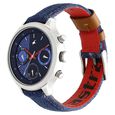 Fastrack Denim Quartz Multifunction Blue Dial Denim Strap Watch for Girls - image number 2