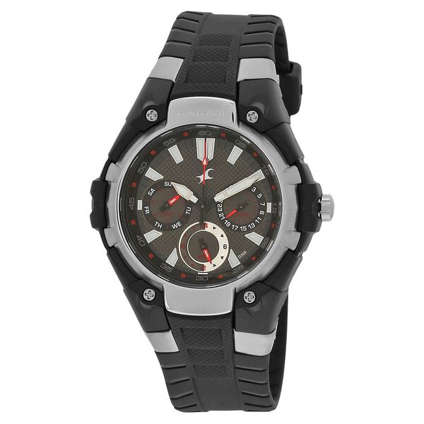 Fastrack Quartz Analog Black Dial Plastic Strap Watch for Guys - image number 0
