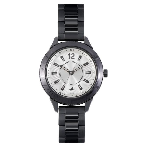 Fastrack Modular Quartz Analog Silver Dial Stainless Steel Strap Watch for Girls - image number 1