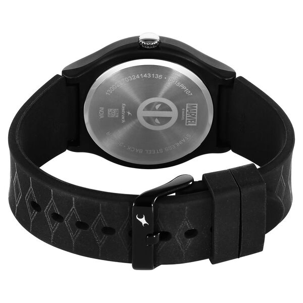Fastrack Deadpool Wolverine Quartz Analog Dial With Black Silicone Strap Watch For Unisex - image number 4