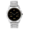 Fastrack Quartz Analog Silver Dial Stainless Steel Strap Watch for Guys