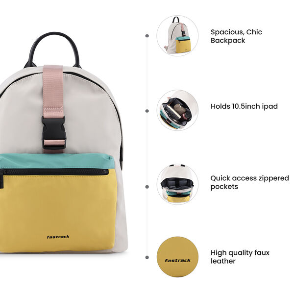 Colorblock Nylon  Backpack - image number 7