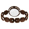 Fastrack Glitch Quartz Analog Brown Dial Metal Strap Watch for Girls - image number 4