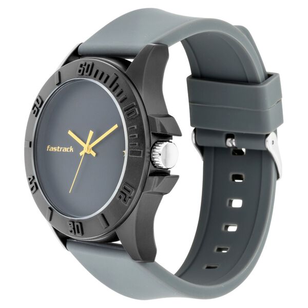 Fastrack Fastfit Quartz Analog Grey Dial Silicone Strap Unisex Watch - image number 2