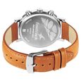 Fastrack Tick Tock Quartz Multifunction Orange Dial Leather Strap Watch for Guys - image number 5