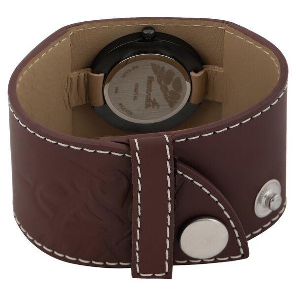 Fastrack Quartz Analog Black Dial Leather Strap Watch for Girls - image number 3