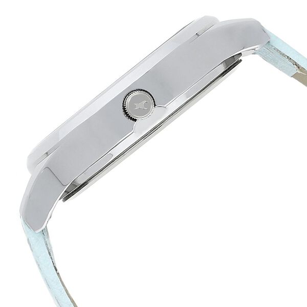 Fastrack Tropical Waters Quartz Analog Blue Dial Leather Strap Watch for Girls - image number 3