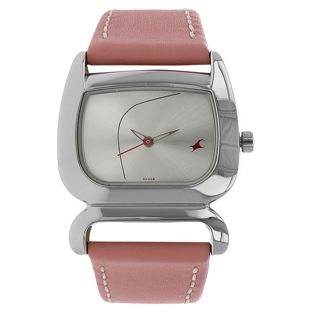 Fastrack women's on sale watches silver belt