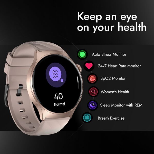 Fastrack Limitless FR1 PRO Smartwatch 3.63 cm AMOLED Display with AOD, 100+ Sports Modes & Watchfaces, 24*7 Health Suite - image number 3