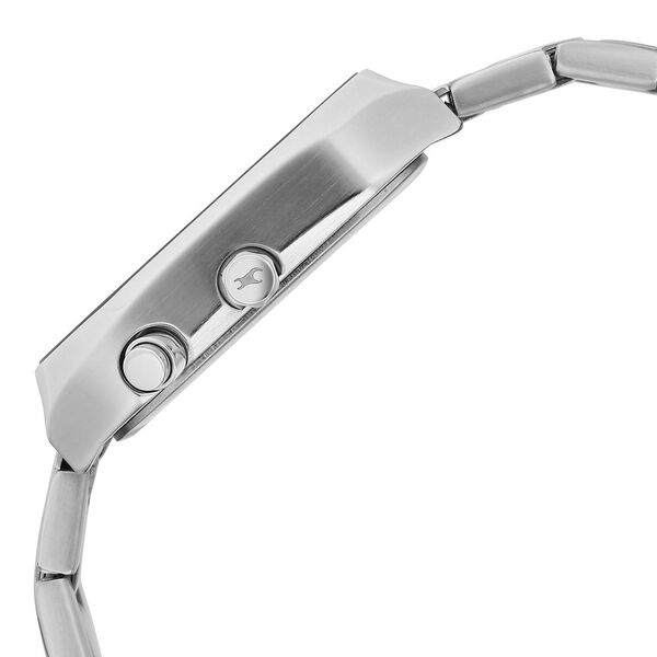 Fastrack Groove Multifunction Anthracite Dial Metal Strap Guy's Watch with Lume indices - image number 3