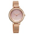 Fastrack Stunners Quartz Analog Pink Dial Rose Gold Stainless Steel Strap Watch For Girls - image number 1
