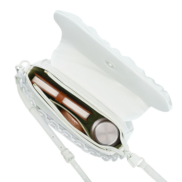 White Shoulder Bag - image number 6