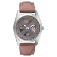 Fastrack Go Skate Quartz Analog with Date Brown Dial Leather Strap Watch for Guys - image number 1
