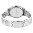 Fastrack Stunners Quartz Analog Black Dial Silver Stainless Steel Strap Watch For Guys - image number 4
