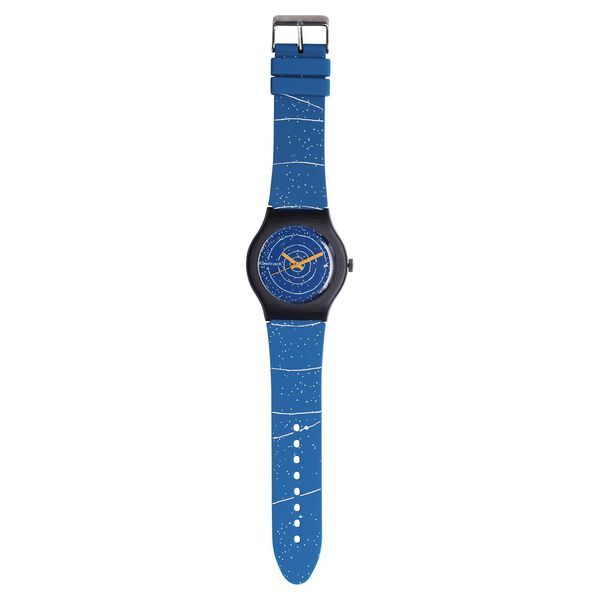 Fastrack Space Rover Quartz Analog Blue Dial Silicone Strap Unisex Watch - image number 5