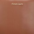 Fastrack Tan textured backpack - image number 7